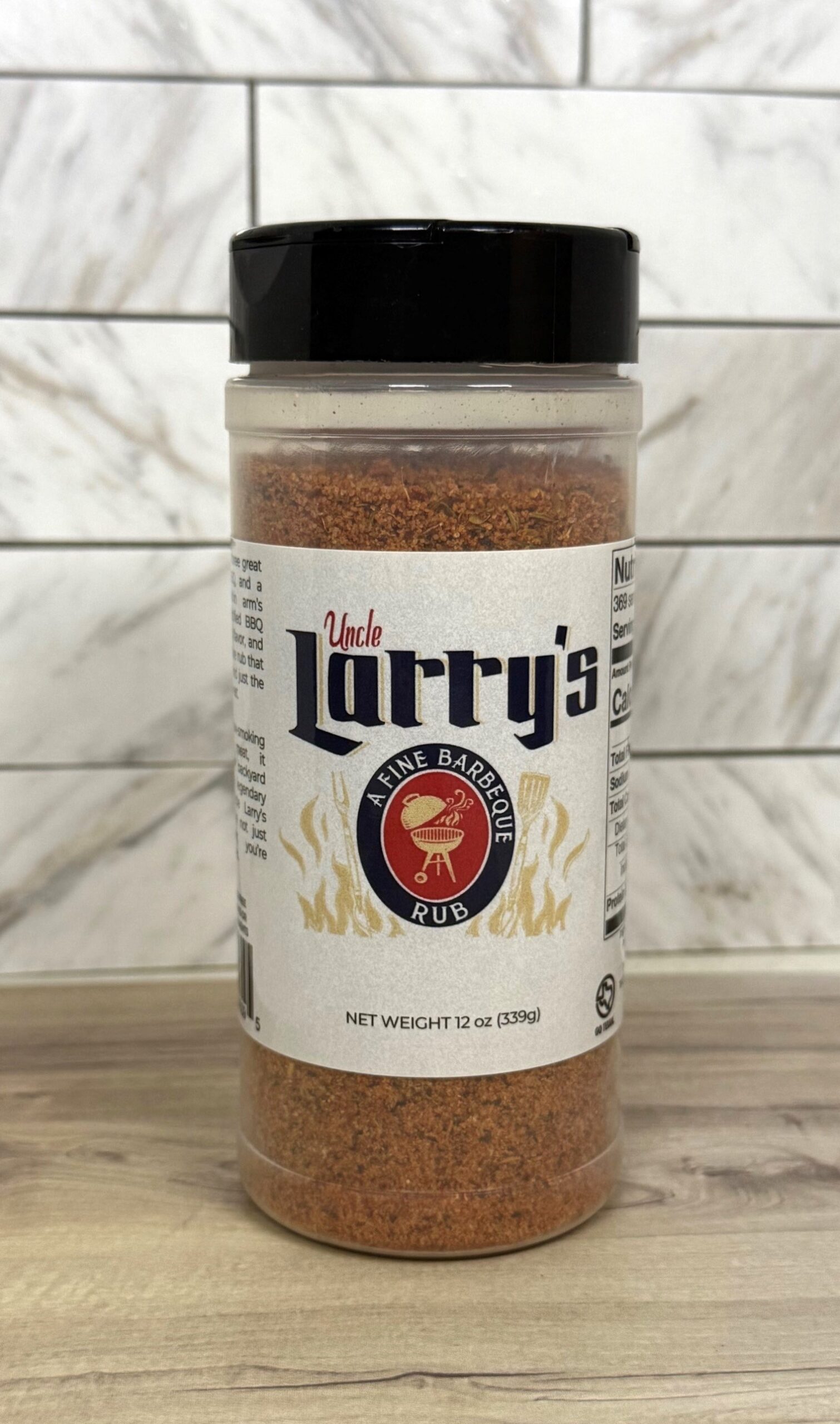 Uncle Larry's BBQ Rub - 16 oz Shaker